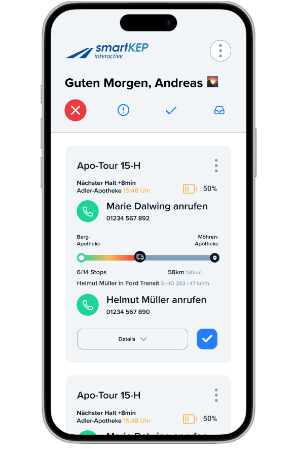 SmartKEP – Flottenmanagement