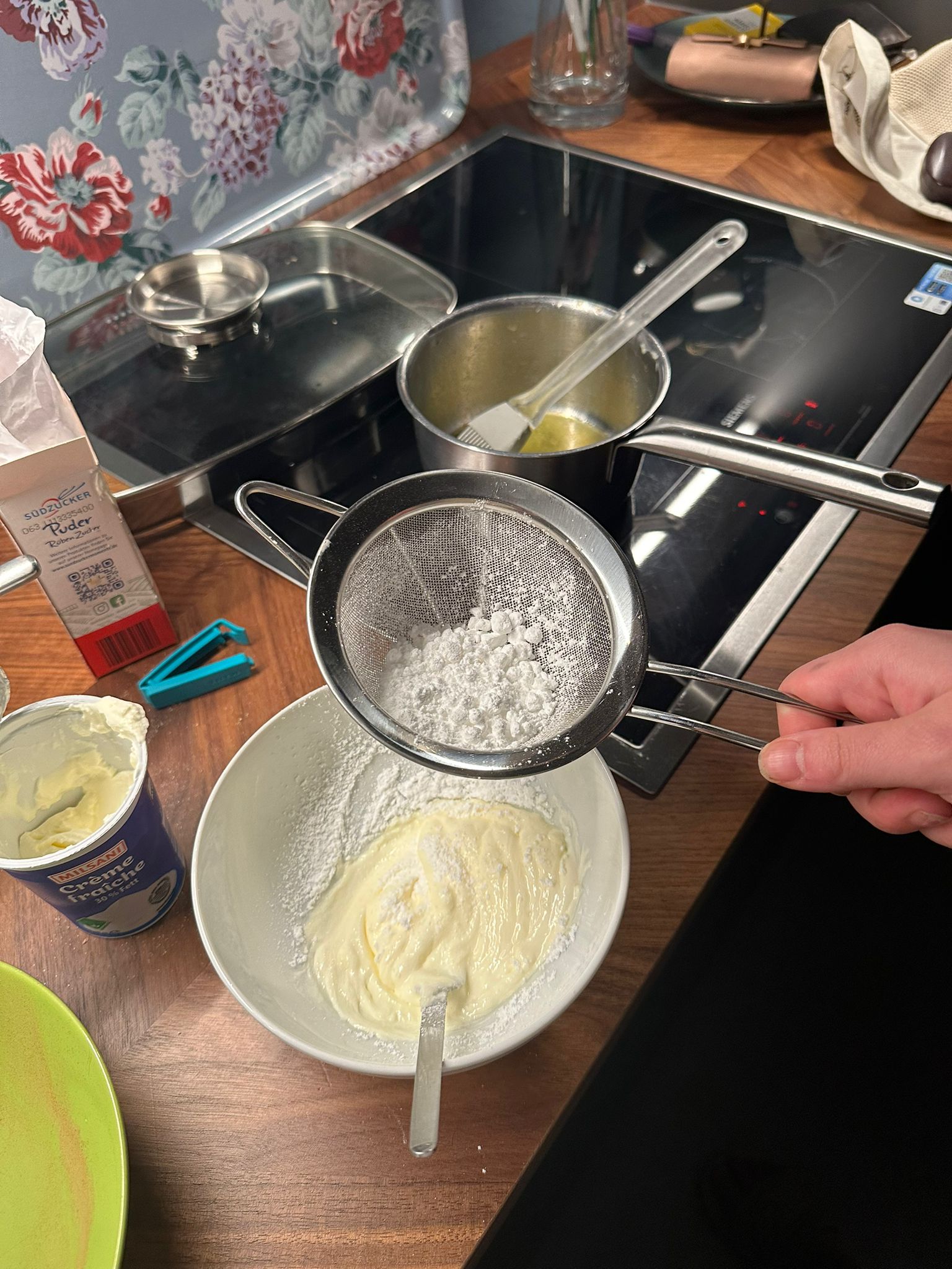Frosting anrühren